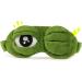 Aisa 3D Frog Cartoon Design Soft Plush Eye Mask - Green | Travel & Office Sleep Blinder - Buy Online on GoSupps.com