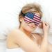 U.S. Flag Funny Eye Mask - Soft Blindfold Adjustable Night Eyeshade for Sleep & Travel - Buy Online on GoSupps.com
