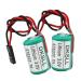 2 Pack 3V 6FC5247-0AA18-0AA0 / 575332TA PLC Battery for Siemens 810D 840D 950mAh