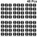 NUOBESTY 48 Pairs Shot Glasses Nose Pads - Raised Black Accessories (1.9x0.8cm) for Comfort & Support | International Shipping Available - Buy Online on GoSupps.com
