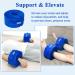 Zelen Foot Elevation Pillows - Ankle Wedge Support for Pressure Sores & Bed Sores - Foam Cushion for Heel Protection - Ideal for Comfort & Recovery (Medium 1 Pair - Buy Online on GoSupps.com