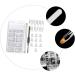 FRCOLOR 1 Set Nail Set Clear Nail Forms Quick Shape Nail Form Nail Forms Salon Reusable Acrylic Nails Gel Nail Kits Nail Art Clips Stainless Steel and Nylon Fiber Shaping Tool White 20x10cm White - Buy Online on GoSupps.com