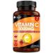 Vitamin C Tablets 1000mg - Premium Vitamin C Supplements - Enriched With Bioflavonoids & Rosehip Vegan & Vegetarian Vitamin C Tablets High Strength Ascorbic Acid Vit C for Normal Immune System UK Made 120 count (Pack of 1)