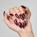 GLAMERMAID Red Press on Nails - Medium Almond Gothic Burgundy - 24 Pcs Reusable Short Stiletto Acrylic Manicure Kits for Halloween Gifts - Buy Online on GoSupps.com