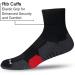 AKOENY Men's Ankle Athletic Running Quarter Socks (6-Pack) Black - Size 9-12 - Buy Online on GoSupps.com