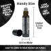 Organic Peppermint & Hemp Seed Oil Rollon for Headache & Pain Relief - Metal Rollerball - Made in USA - Buy Online on GoSupps.com