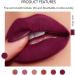 6 Colors Matte Lipsticks Set - Long Lasting Velvet Red Lipstick Kit | Waterproof Makeup with Gift Box - Buy Online on GoSupps.com