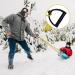 Premium 400 cm Udbrud Sledge Rope with Carabiner | Extra Long Sledline & Handle for Toboggan Pulling - Ideal Sledge Accessories - Buy Online on GoSupps.com