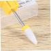 FRCOLOR Gel Removal Ceramic Drill Bit Nail File Bits Nail Polish Grinding Bit Nail Bit Fine Coarse Drill Bit Nail Grinding Head Nails Drill Bits Manicure Drill Bits Polisher Nail Supplies medium Yellow - Buy Online on GoSupps.com