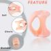 10pcs Gel Toe Separators for Overlapping Toes - Toe Corrector Fixator for Men and Women (Flesh) - Buy Online on GoSupps.com