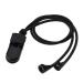 Hearing Aid Clip Holder Anti-lost Lanyard Safety Retainer Retention Cord Protector Silicone Black for Adults Seniors Kids