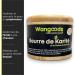 Pure Shea Butter Wangoods 180 g - 100% Natural Native to Atacora Benin No Additives or Preservatives Eco-friendly Bamboo Pot - Buy Online on GoSupps.com