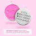 Personalized Ibera Cat Necklace for Medium to Large Cats - Engraved Collar & Address Tag - Round Shape - Pink - Buy Online on GoSupps.com