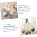 NOLITOY 4 Pcs Bath Bouquet Body Scrubber - Exfoliating Mesh Pouf & Shower Loofah | Spa Quality Shower Scrubber for Deep Cleaning & Relaxation - Buy Online on GoSupps.com