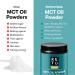Perfect Keto MCT Oil C8 Powder - Coconut Medium Chain Triglycerides for Clean Energy - Non-Dairy Ketogenic Coffee Creamer - Boost Ketones - Vanilla Flavor - Buy Online on GoSupps.com