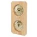 Precise sauna thermometer and hygrometer 2-in-1 inner sauna air humidity temperature measurement wood sauna hygrothermograph ensure ideal sauna conditions