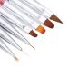 Crazy Sale Nail Art Brush Set - 7pcs UV Gel Polish & Flower Drawing Pens for Perfect Nail Designs - International Shipping - Buy Online on GoSupps.com