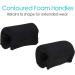 Walking aid arm pad 1 Pair Walking Arm Crutch Handle Pads Walker Grips Soft Padded Hand Covers Non slip Comfortable Cushion Padding Wicking Comfort Washable Black - Buy Online on GoSupps.com