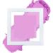 Erinde Matte Cream Blush for Cool Skin Colors  Blend Well  Natural Flush  Lightweight  Lip and Cheek Tint Blush Eyeshadow 3 in 105 Purple Blush