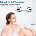 2 Pack Suction Grab Bars Bathroom Balance Bar wit Shower Handle with Strong Hold Suction Cup Safety Suction Cups Assist Bath Handle for Elderly Injury Handicap(12 Inch) - Buy Online on GoSupps.com