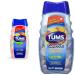 TUMS Ultra Strength Antacid for Heartburn Relief Assorted Fruit 160 tablets & Extra Strength Smoothies for Heartburn Relief Assorted Fruit 140 tablets