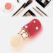 XhuangTech Bling Make Up Brush Crystal Makeup Travel Brushes Blusher Rhinestone Cover Foundation Highlight Blush Cosmetic Tools (Red) - Buy Online on GoSupps.com