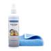 Blum Manufaktur - 250ml glasses cleaner + microfiber cloth 30 x 30 cm - glasses spray glasses cleaning - high quality cleaning spray for quick and thorough cleaning.250 ml