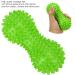 Buy Green Spiky Massage Ball | Durable & Portable Fascia Muscle Relaxation | Stress Relief Reflex Zone Ball - Buy Online on GoSupps.com