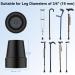 supregear Cane Tips (6-Pack) 19 mm Replacement Cane Tip for Walking Cane Crutch Sticks High-Strength Rubber and Carbon Black Mixed Non-Slip Stable Foot Pad Folding Cane Accessory Black 19 mm Black - Buy Online on GoSupps.com