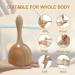 Wooden Handheld Massage Cup - Lymphatic Drainage Massager for Body Sculpting and Anti-Cellulite - Buy Online on GoSupps.com