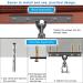 Dolibest Heavy Duty Swing Hanger Set - 900LB Capacity | Indoor Outdoor Playground Accessory with 4 Wood Screws and Expansion Bolts - Buy Online on GoSupps.com