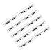 DOITOOL 50pcs Eyebrow Positioning Ruler Stickers Eyebrow Shaper Kit Eyebrow Ruler Disposable Set