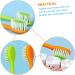 Frcolor 4-Piece Manual Carrot Toothbrush Set - Daily Oral Care Tools for Kids | Thorough Cleaning & Comfort - Buy Online on GoSupps.com