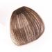 Bangs Bangs Hair Clip in Bangs Heat Resistant Thin Bangs Fringe Bangs Clip on Hairpiece One Piece in Fringe Natural Flat Air Bangs Hair Extensions for Women for Women Curved Bangs for Daily Wear (C A Light brown