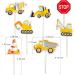 35-Pack Construction Cupcake Toppers Picks for Kids Birthday Party Decorations - Dump Truck, Excavator, Tractor Theme - Buy Online on GoSupps.com