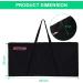 JMEXSUSS Heavy-Duty Regulation Size Cornhole Bag Carrying Case - Padded Shoulder Strap - Outdoor Games - Black - Buy Online on GoSupps.com