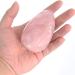 Orientrea Rose Quartz Palm Stone - Healing Crystal Pocket Energy Stone - Buy Online on GoSupps.com