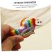 minkissy 1 Pair Rainbow Barrettes Felt Rainbow Applique Girl Rainbow Hair Clips Candy Color Hair Clip Braiding Hair Accessories Styling Hair Clips Little Girl Hair Clips Girl Hair Accessory - Buy Online on GoSupps.com