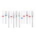 Milling Cutter Files Ceramic Drill Bit Shank Milling Cutter Metal Polishing Tool Manicure Store for Beauty Salon - Buy Online on GoSupps.com