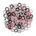 Small Seamless Hair Bands Soft Cotton Hair Ties Baby Girl Ponytail Holders Kids No Damage Hair Accessories Elastic Hair Bobbles Ropes Black White Pink  150PCS