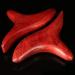 2-Piece Dark Red Wood Massage Stick & Gua Sha Tool | Thai Facial & Body Massage Tools - International Shipping - Buy Online on GoSupps.com