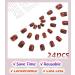 Sethexy Short Square Nails - 24Pcs Shiny Pure Color Acrylic Press on Nails for Women & Girls - International Shipping Available - Buy Online on GoSupps.com
