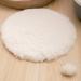 SHENGOCASE 835 Round Rectangular Oval Faux Rabbit Fur Cat Dog Bed Cushion Pad Mat, Cat Tree Tower Replacement Cushion Pad, Pad for Window Perch, Cat Dog Carrier House Cage Crate Kennel Furniture Round Round 11.8"