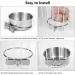 Zliger Stainless Steel Bird Bowl Set - 4 Feeding Cups for Parrots & Birds | Durable Food & Water Bowls - Buy Online on GoSupps.com