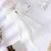 Satin Hair Bow for Women - Large Barrette Ribbon for Girls - White Silk Hair Clip Accessory - Buy Online on GoSupps.com