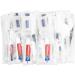 25 Sets Personal Hygiene Kit Bulk - Disposable Toiletry Kits for Travel Homeless Supplies | Toothbrush Toothpaste Floss Comb & Soap Cover - Buy Online on GoSupps.com
