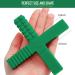 Sensory Chew Toys for Autistic Children - Tough Teething Chewy Tubes with 4 Textures - (2 Pack) Blue/Green - Buy Online on GoSupps.com