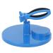 Nail Polish Bottle Holder Reclining Nail Polish Holder Smart Grip Tiltable Wide Base with Pinch Feet (Blue)