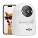 Hiseeu 2K Security Camera Indoor Wireless with 2.4G WiFi 360 View CCTV Home Security Camera for Baby Pet AI Human Animal Detection Motion Tracking Real-Time Alert Siren IR Night Vision 2-Way Audio 2K New Version CB2 Indoor Camera