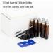 12 Pack 10ml Amber Glass Essential Oil Roller Bottles with Stainless Steel Roller Balls and Accessories | Labels, Openers, Funnels, Droppers Included - Buy Online on GoSupps.com